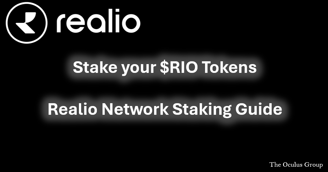 Do you want to Stake $RIO and earn rewards? You can earn 5.7% APY by Staking today! Let me show you how 👇