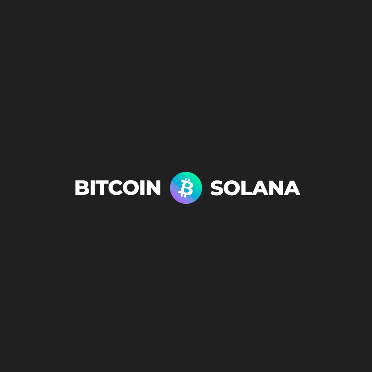 Bitcoin Solana tweet media