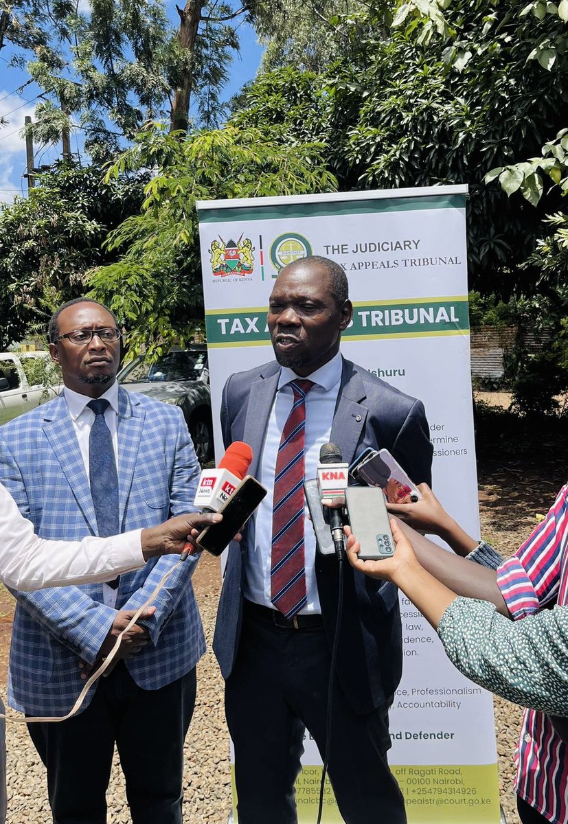 OrtSecretariat's tweet image. The Tax Appeals Tribunal led by Chair Eric Nyongesa, paid a courtesy visit to Embu High Court Presiding to raise awareness among the tax dispute resolution, and will be joined by KRA, the Law Society, ICPAK, Kenya Law, among others.

#TAT
#sensitization 
#tribunals