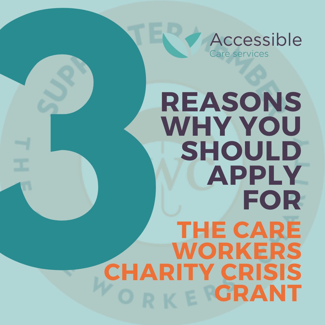AccessibleCare1's tweet image. Accessible Care are now a Supporter Members of The Care Workers Charity, the only national charity that specifically supports health and social care workers.

You can find further information about support and grants here- thecareworkerscharity.org.uk/information-an…

#SupportforCareWorkers #CareTeam