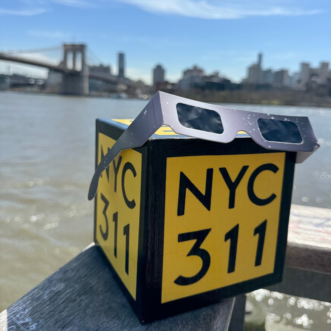 We got our certified eclipse glasses and took Cubert out in search of the very best viewing spot in the neighborhood for this afternoon's eclipse! Make sure your eyes are protected as well as Cubert's and don't look directly at the sun. If you're driving, use your headlights!