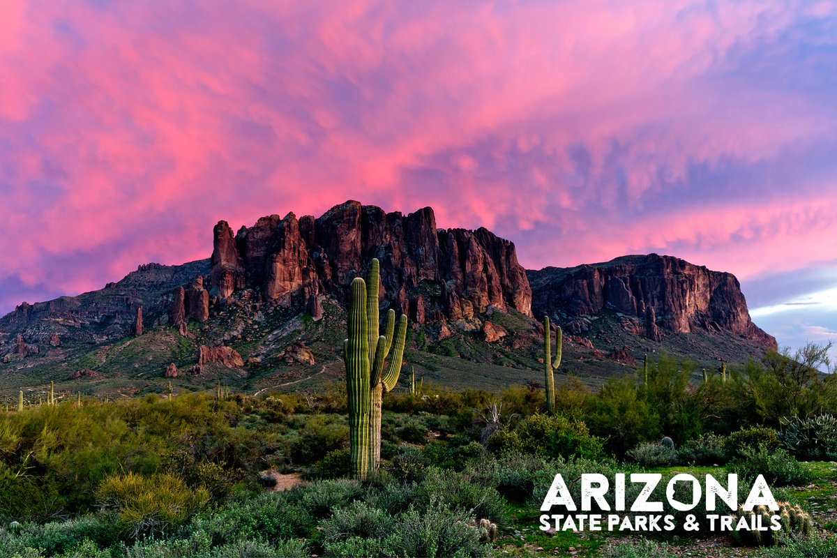 Traveling in state 48 for the NCAA championship? 🏀 Here are 3 POINTERS to make your outdoor adventure nothing but net. 😏 1️⃣ Hydrate!💧Electrolytes aren't just for the court 2️⃣ Slam dunk your trash in the can, not on the trail. Winners don't litter 3️⃣ AZ's real MVP? Our sunsets!