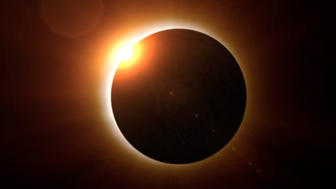 The solar eclipse is underway! Named the Great American Eclipse, it's crossing Mexico, 15 US states, and Canada. Clear skies mean stunning views for millions. #Eclipse2024 #SolarEclipse2024 #EclipseSolar2024 #هلال_شوال