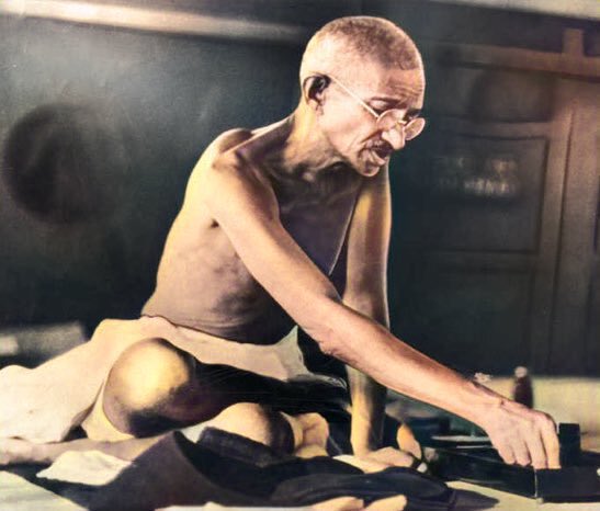 Mahatma Gandhi the Racist. While living in South Africa, Mahatma Gandhi described black Africans as “savage,” “raw” and living a life of indolence and nakedness. •He routinely expressed 'disdain for Africans,' and he also campaigned relentlessly to prove to the British rulers