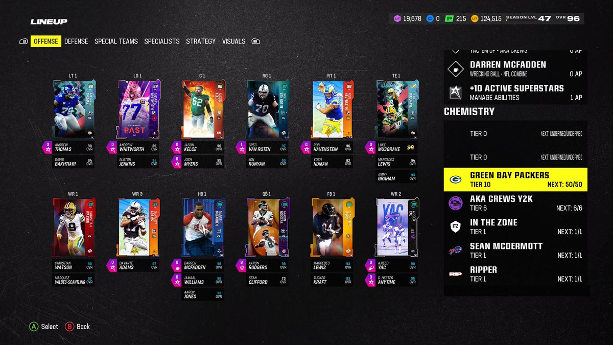 Scott_TaylorJr's tweet image. Weekly Squad Update:

50/50 Packers TT
6/6 AKA Y2K TT

@packers fans! What y’all think? 

@_zlmambalx @SaltyJackYT @MUTheadTy @lewa1110 @ThickChedr @RlPnatee @DotYouUpDash @rscerbo23

#MaddenNFL24 #MUT #MUT24 #GoPackGo #Madden24 #MaddenUltimateTeam #PackersTT