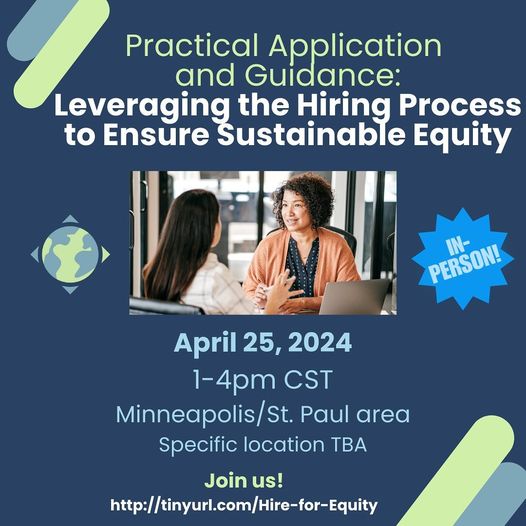 Minnesota and Wisconsin Friends: There's still time to register for our in-person workshops on April 25, 26, and 27. Please join us and spread the word!