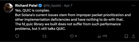 solana's current issue is not a design flaw, it's an implementation bug

it is now hitting me that some folks might not understand what we've been trying to say by this for the past week

I'll simplify it (intended for non-technical people)

it is important to make this