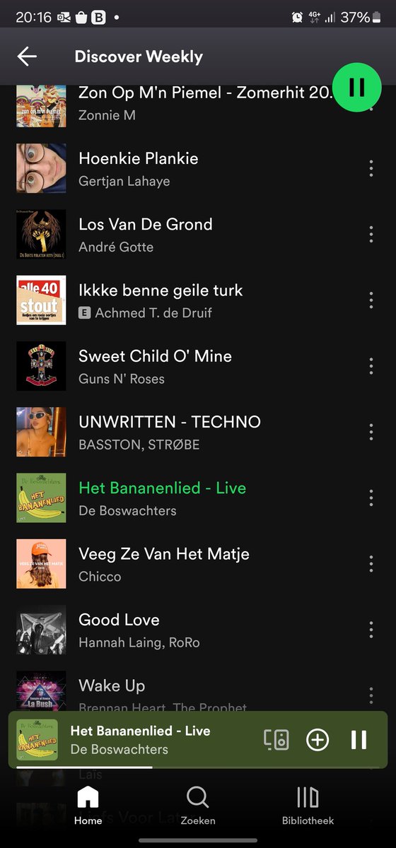 pascal6789's tweet image. Toch vraag ik me af waarom @SpotifyNL dit in mijn discover weekly zet🤣