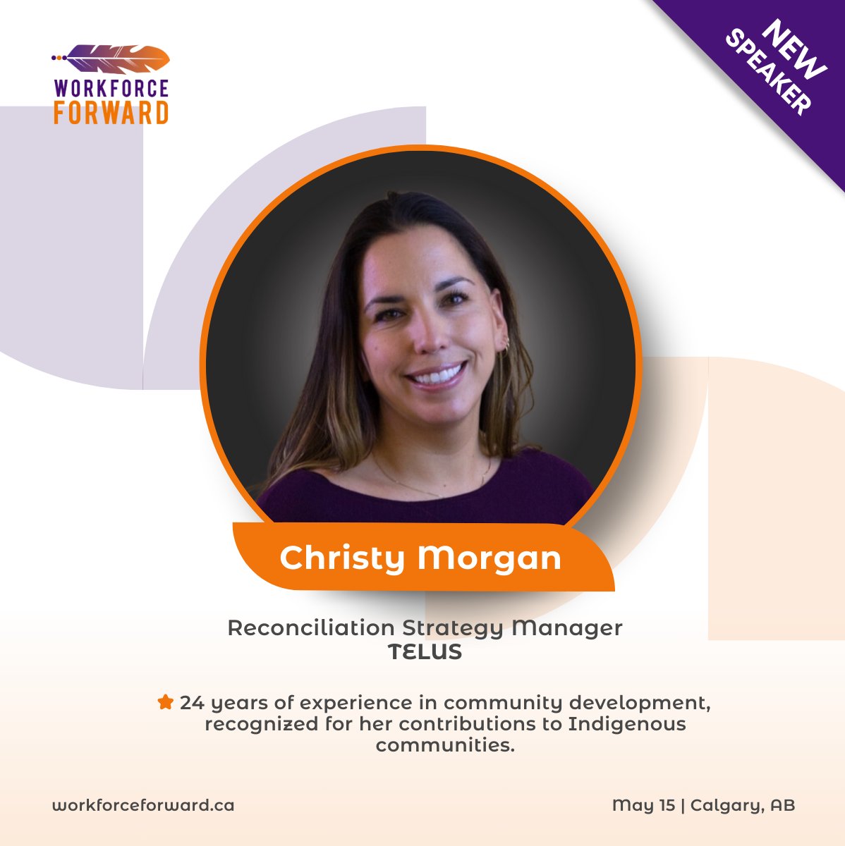 All the way from Secwepemc Nation, British Columbia, Christy Morgan joins Workforce Forward | WEST 2024!
🎫 Spots for popular roundtables are filling up! Get your tickets at 👉 hubs.la/Q02s88Ht0

#workforceforward