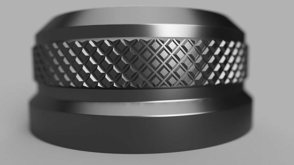 I just designed a knurled surface in Fusion360 and I think that I'm going to do this more often!