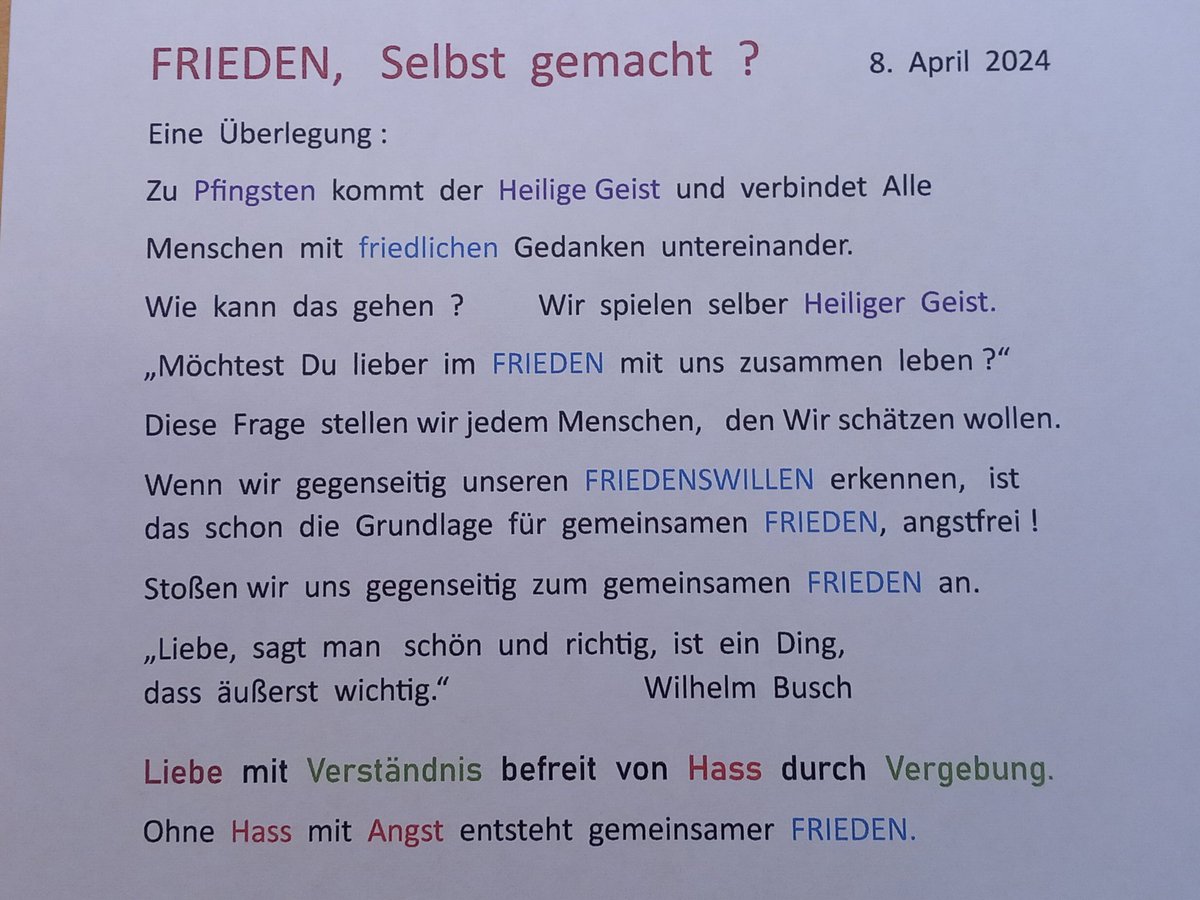 #Frieden