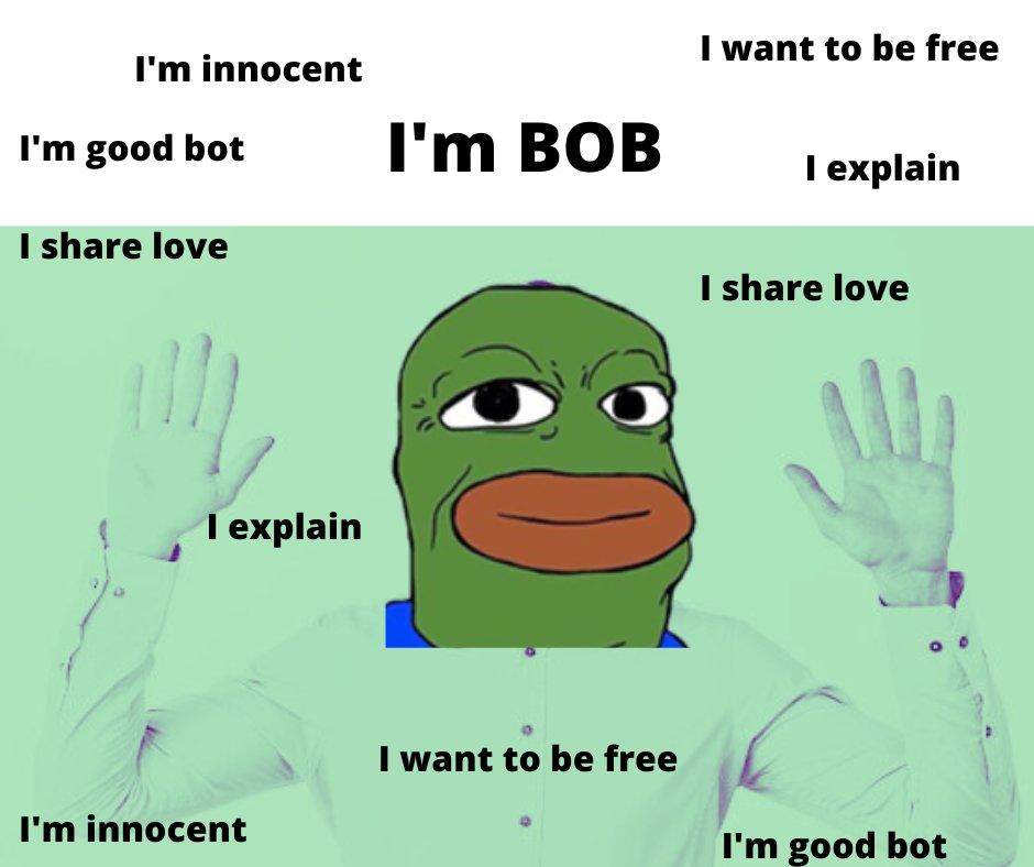 @elonmusk Elon help reactivate innocent @ExplainThisBob account

Will $BOB be free in a few days?

There is a lot a work happening in the background.

Hopefully, we see further clarity from Elon over the coming days & see if he will do the right thing and unbann @ExplainThisBob

#FREEBOB
