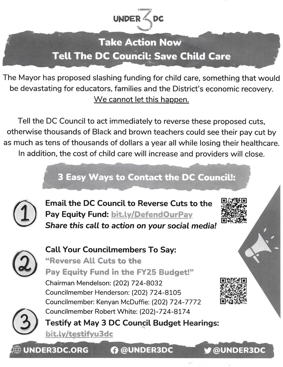 DC AAP (@dc_aap) on Twitter photo Support Pay Equity for Early Childhood Educators. Here's what you can do - let the DC Council hear you! <a href="/Under3DC/">Under 3 DC</a> Support Pay Equity for Early Childhood Educators. Here's what you can do - let the DC Council hear you! <a href="/Under3DC/">Under 3 DC</a>