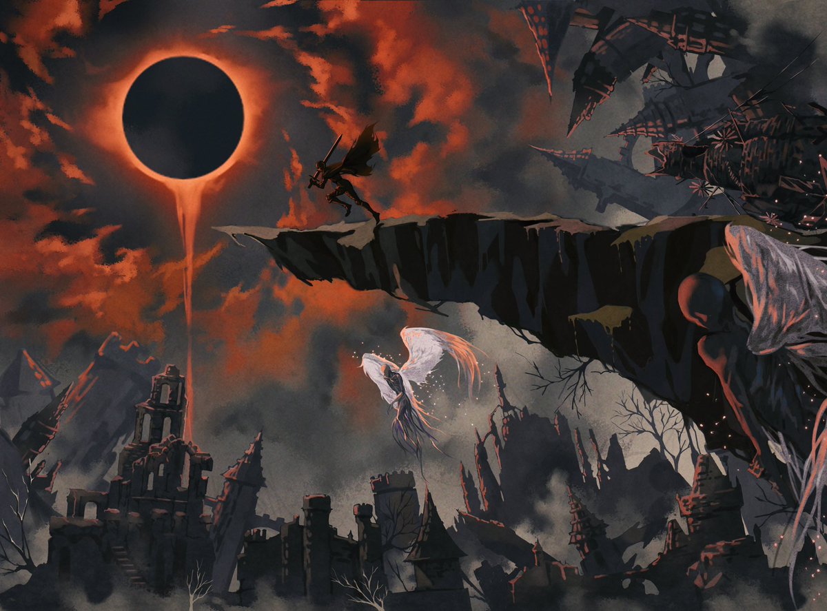 #DarkSouls 
The eclipse?