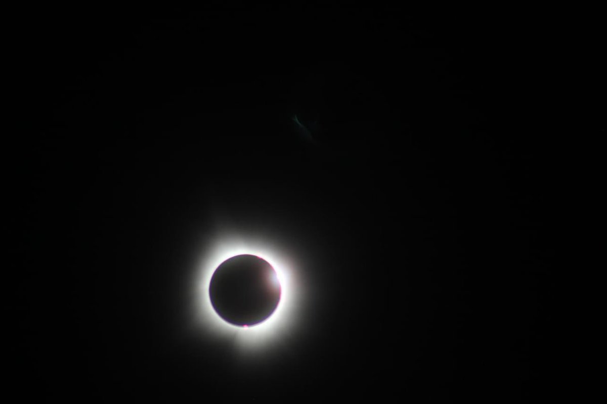 PodNerds's tweet photo. If you weren’t able to see the eclipse today your nerds have you covered. Kris was able to get some shots of the eclipse. Truly a wonder to behold #Eclipse2024 #EclipseSolar2024 #HoosierNerdsPodcast https://t.co/f4mR7FxxvJ