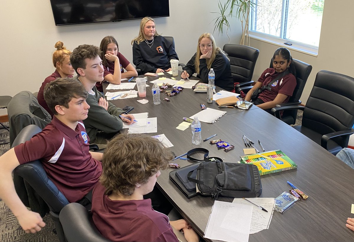 Nearly 40 @IAStuCo advisors gathered today at SAI as part of the Spring Advisor’s Conference! Meanwhile, student officers planned for 2024-25 service projects and conferences. Changing school culture and climate through student leadership with IHSAA Achieve! ⭐️…