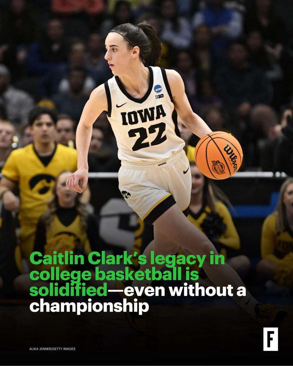Caitlin Clark is expected to be No. 1 in the upcoming WNBA draft, and yesterday’s final marked the end of her decorated college career. bit.ly/4auotWq