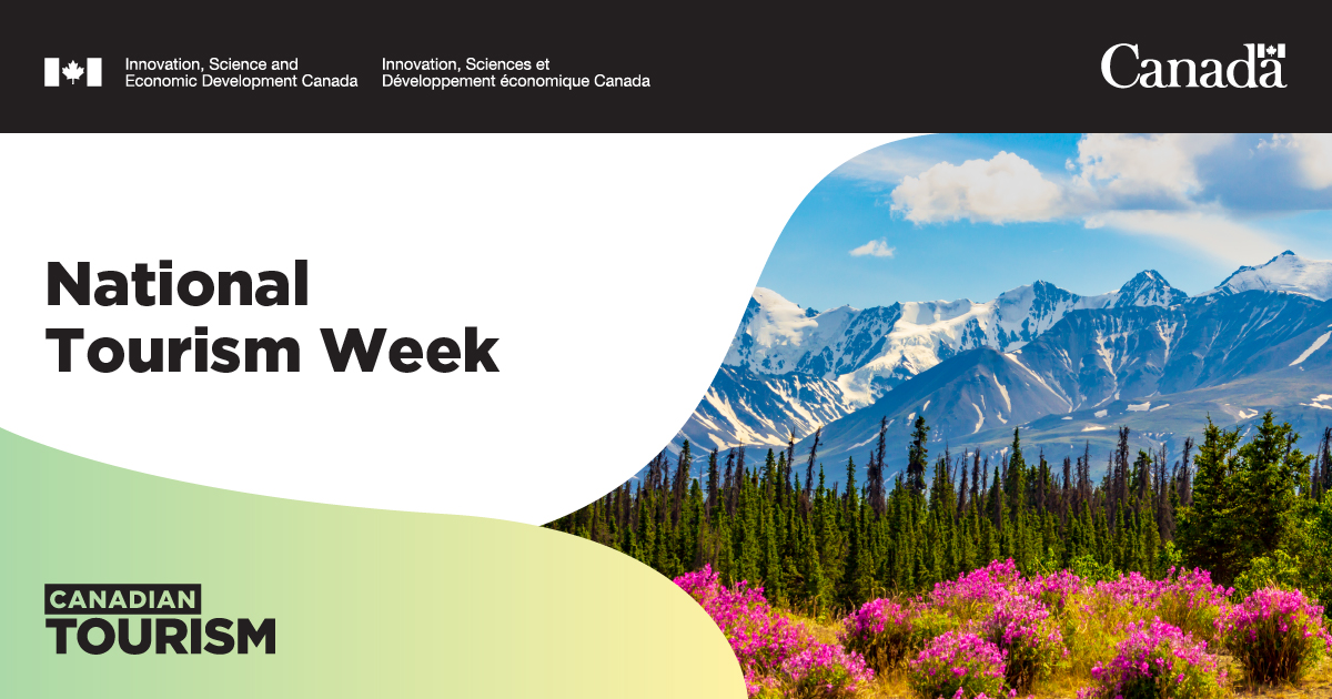 One week to National Tourism Week, April 15-19, which will celebrate “Canada: Powered by Tourism.” Join us as we spotlight Canada’s stunning destinations and the people powering the tourism sector. tiac-aitc.ca/TIAC_s_Tourism… #TourismWeekCanada2024