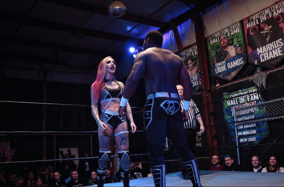 An old rivalry made a return last week. 

You and I have unfinished business, <a href="/_AdenaSteele/">Adena Steele</a> 

#intergenderwrestling #igb19 #prowrestling #prowrestler