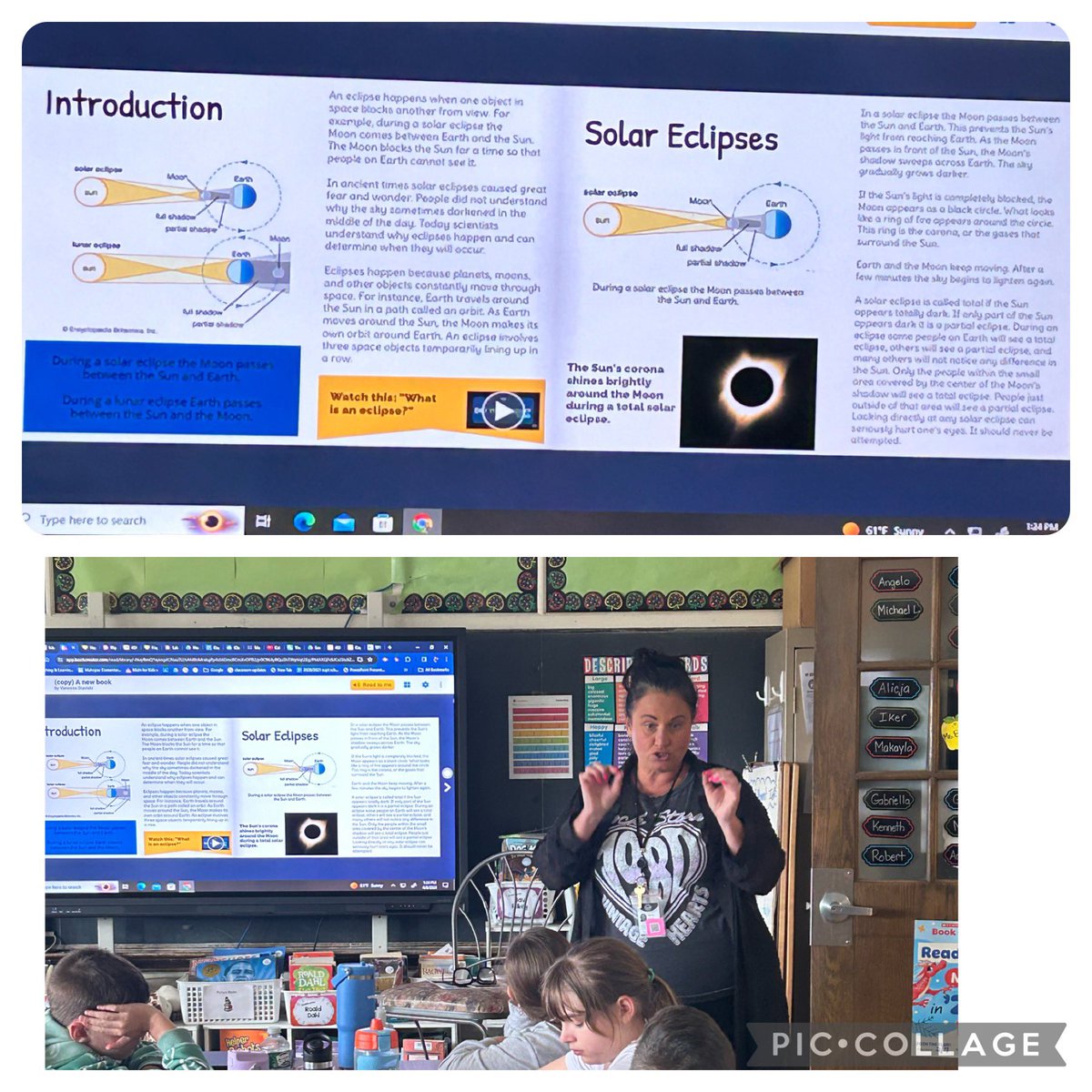 Thank you @VanessaStaviski for teaching us Book Creator and helping us use facts about the Solar Eclipse today!!!! We cannot wait to complete these books! 📕 🌞☀️@BlessingMahopac @leighgal_LKV @MsSoltis