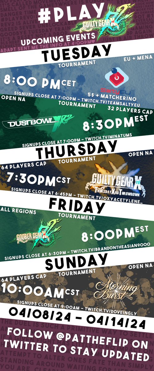 Weekly Xrd #Rev2Forev2 thread is up! Plug your Rev2 events in the replies, and DM me if you have a regular netplay event for the calendar. Thanks to the @SlashbackEvent crew for another unforgettable year! Next up is @COMBOBREAKER 💪