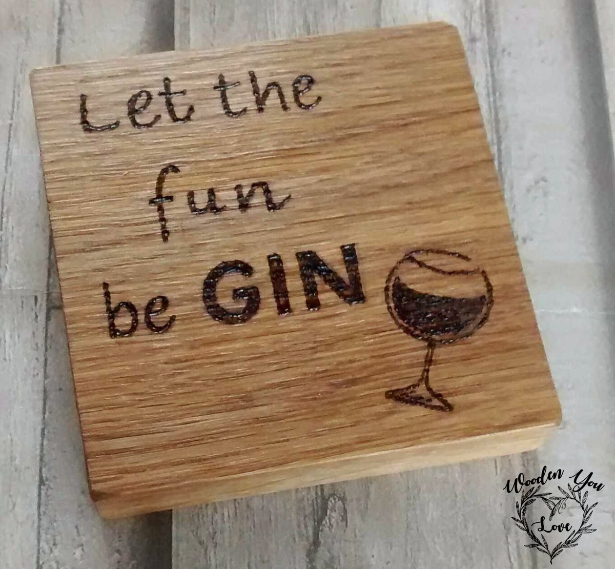 It's #nationalginandtonicday, so let the fun beGIN! 🍸 Don't forget your gin coaster for your glass. woodenyoulove.co.uk/product/handma… #MHHSBD #firsttmaster #ginandtonic