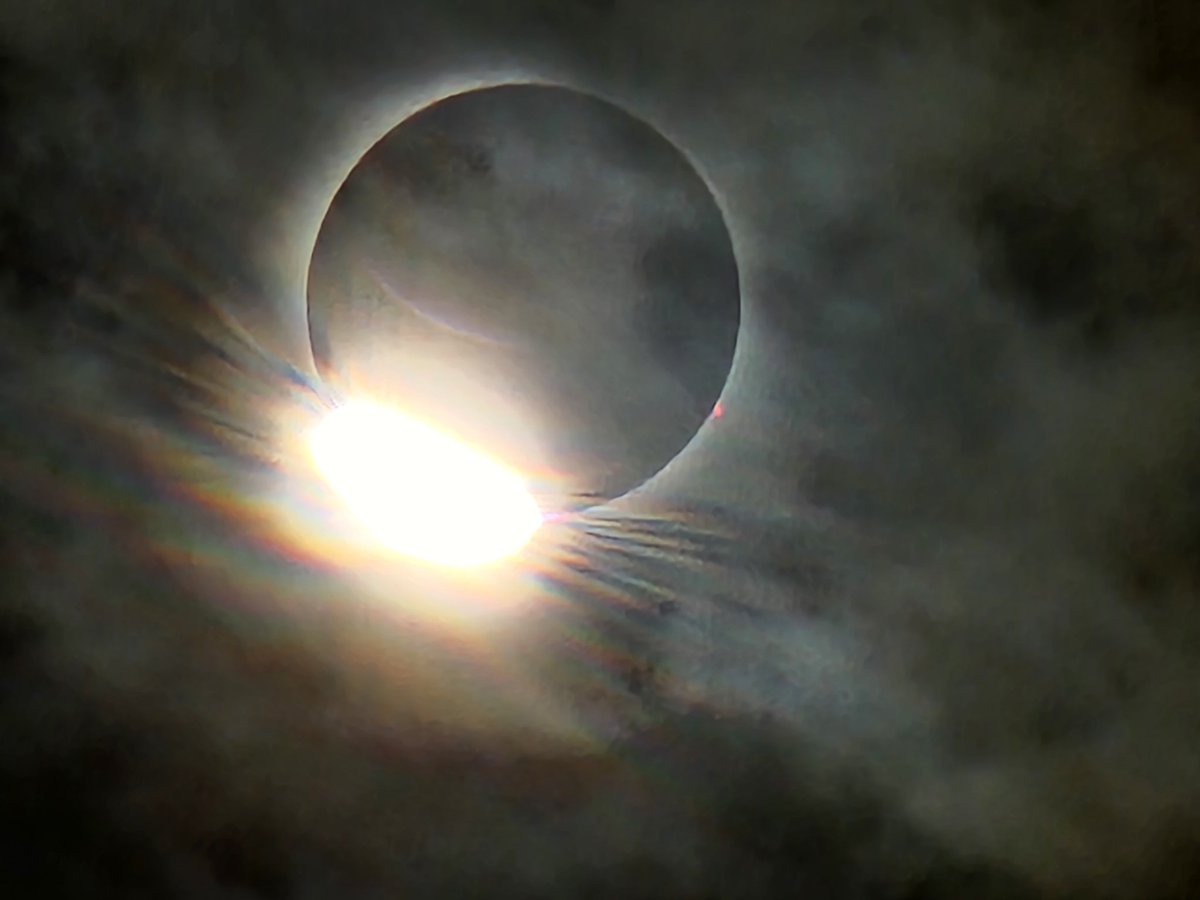 Eclipse pictures from Middletown, Ohio today. What a magnificent sight.