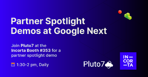 Pluto7_Services's tweet photo. Our partnership with @incorta  brings the robust capabilities of Google Cloud Cortex and Generative AI Decision Intelligence to your Oracle EBS data, accelerating time to insights.

Visit Incorta booth #353 at Google Next for a live demo of how @Pluto7_Services  GenAI Platform. https://t.co/fFpkuFeIkf