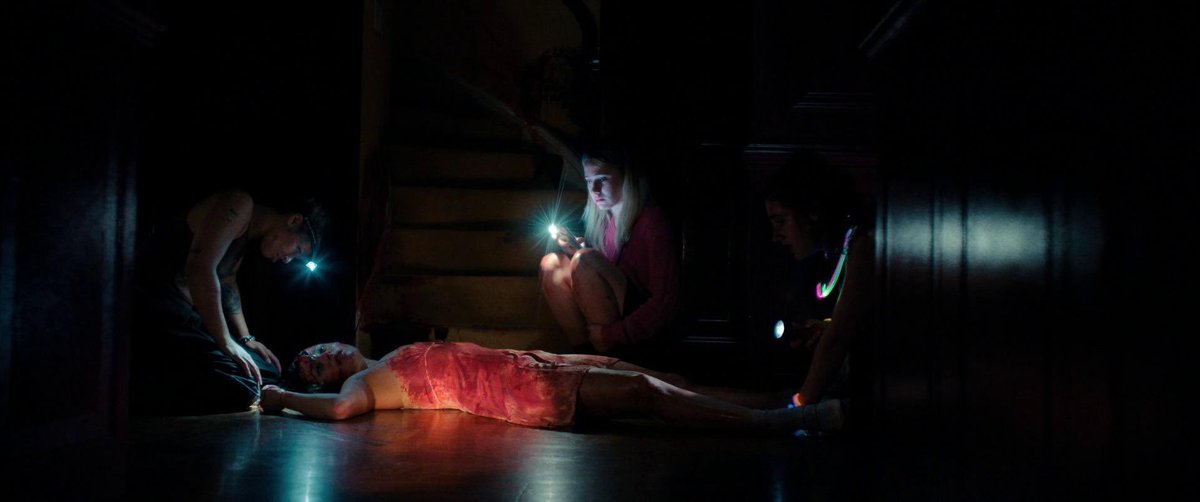 TheCinesthetic's tweet image. Bodies Bodies Bodies (2022) dir. Halina Reijn
