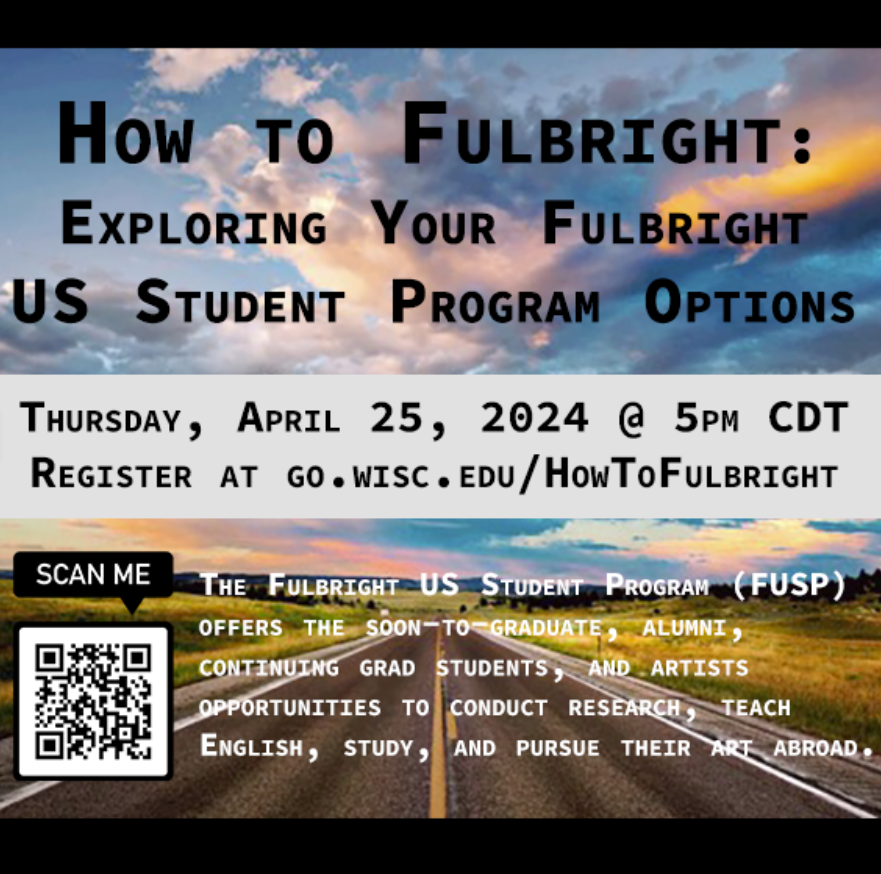 Students learn about opportunities to study, conduct research, and more abroad through the Fulbright US Student Program. #fullbright