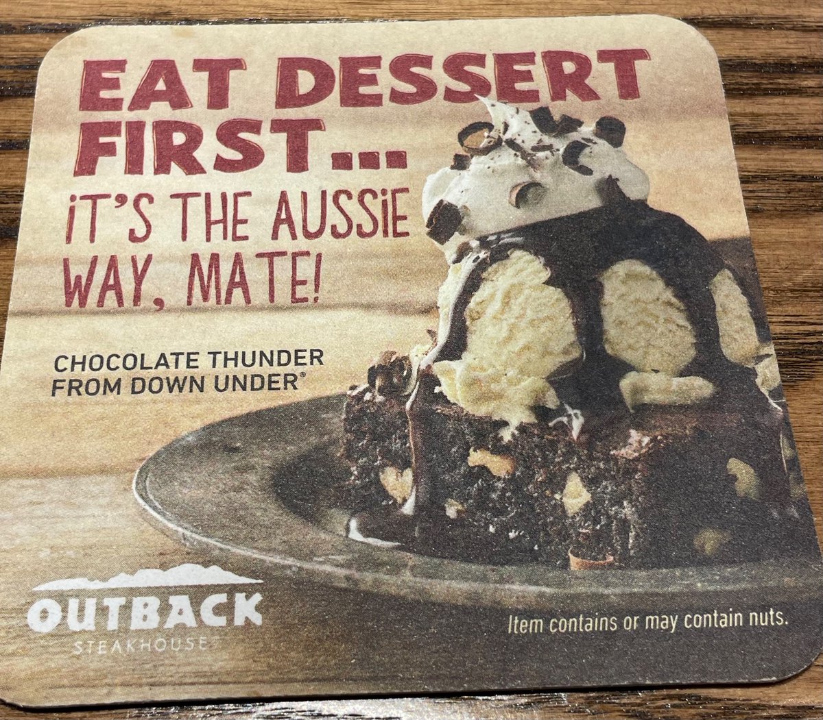 One of my favorite Gluten Free indulgences. 

#OutbackSteakhouse 

#ChocolateThunderFromDownUnder