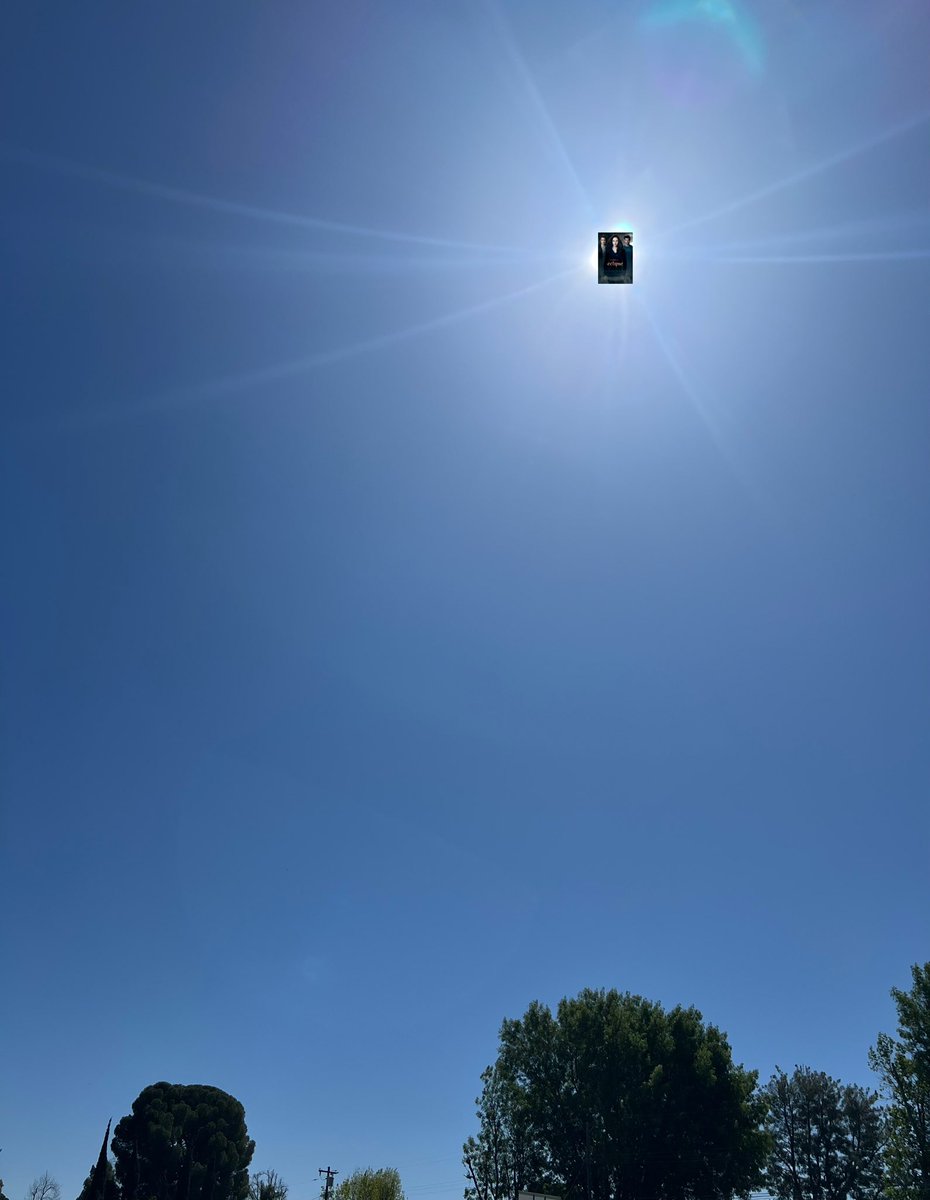 SawyerKnight's tweet image. I actually got such a good picture of the eclipse! #Eclipse2024