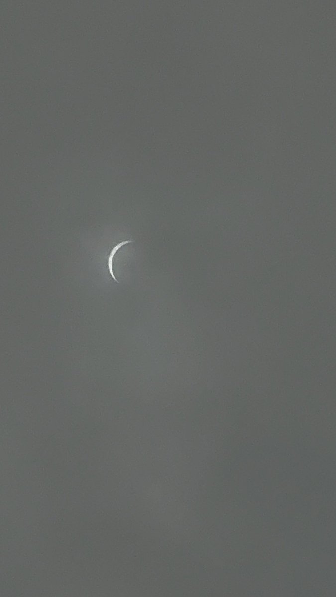 Just before totality