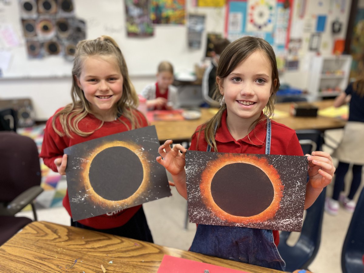 More Art inspired by the #Eclipse2024 <a href="/NorfolkCatholic/">Norfolk Catholic School</a> <a href="/JodyMaas1/">Jody Maas</a>