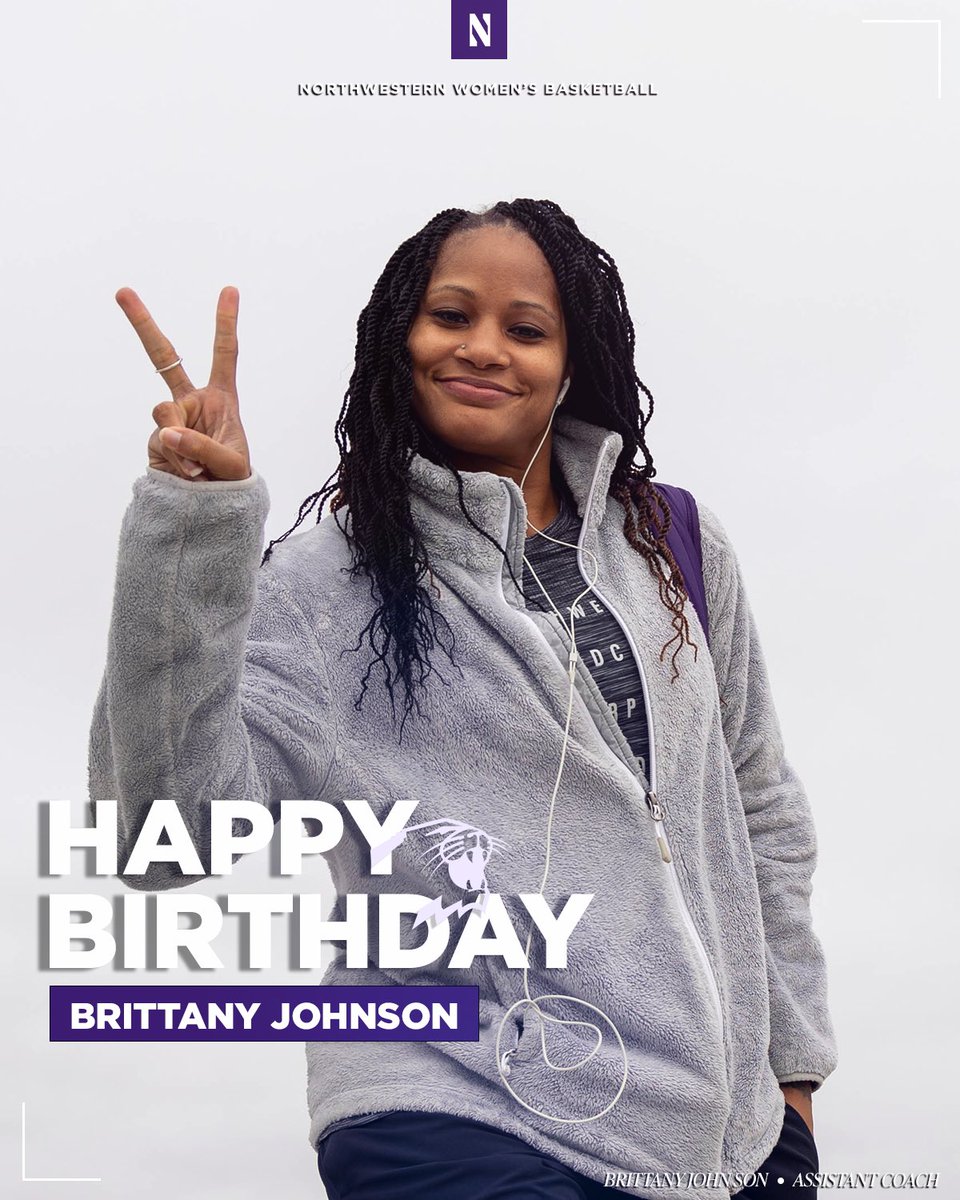 Keeping it extra cool today ✌️ Hope your birthday is amazing, @Coach_BrittanyJ! 💜