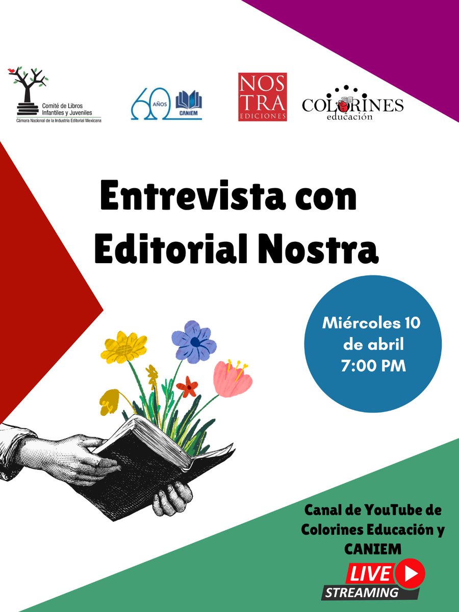 Este miércoles 10 de abril a las 19:00 horas, vuelven las entrevistas de Aline de la Macorra. Esta semana toca el turno de Nostra Ediciones. ¡No te la pierdas!