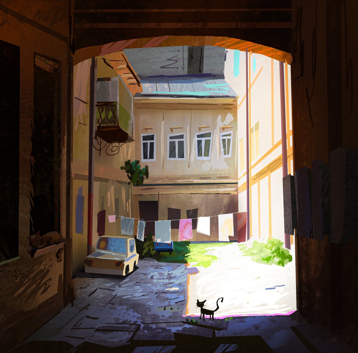 ThiagoBaggins's tweet image. #Pleinairpril day 05