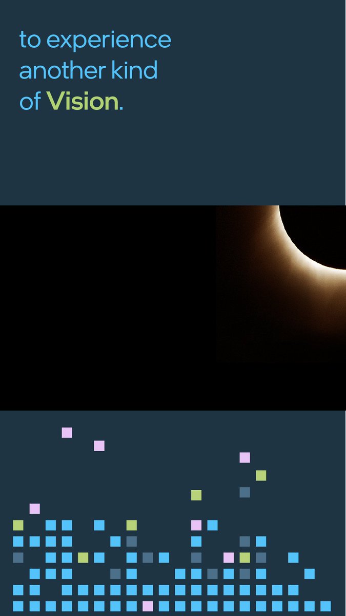 intel's tweet image. Tap to reveal. Then drop a 😎 if you’ll be watching the eclipse and tune into #IntelVision for an exciting event with other luminaries 😉 intel.ly/3PQHA4s