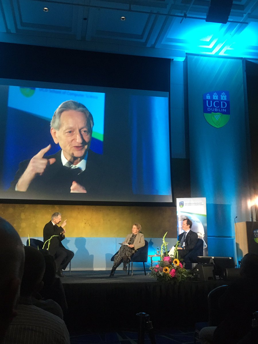Tonight, University College Dublin honoured the ✨British-Canadian computer scientist and cognitive psychologist Prof Geoffrey Hinton with the UCD Ulysses Medal 🎖, the highest honour that the university can bestow! Insightful moments!✨ #AI #ArtificialInteligence #LLM #STEM