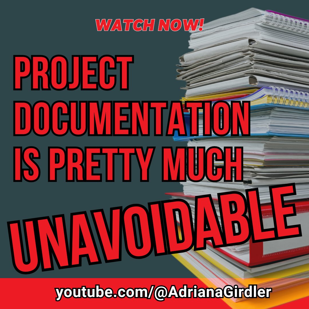 Do you have a love/hate relationship with your project documents? Done well, it can make your life as a #projectmanager a whole lot easier. In this video, I share my tips to help you to master the art of effective project documentation: youtu.be/JuWUdub61Ec