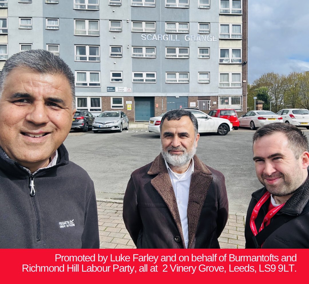 Great to be out campaigning sessions in #Burmantofts and #RichmondHill Ward for the Red Rose Party… got a great response for Councillor @asgharlab with @FarleyLabour and Sheikh Luqman Ali. Thank you for your advice and support.😊@UKLabour @hilarybennmp @Leeds_Labour