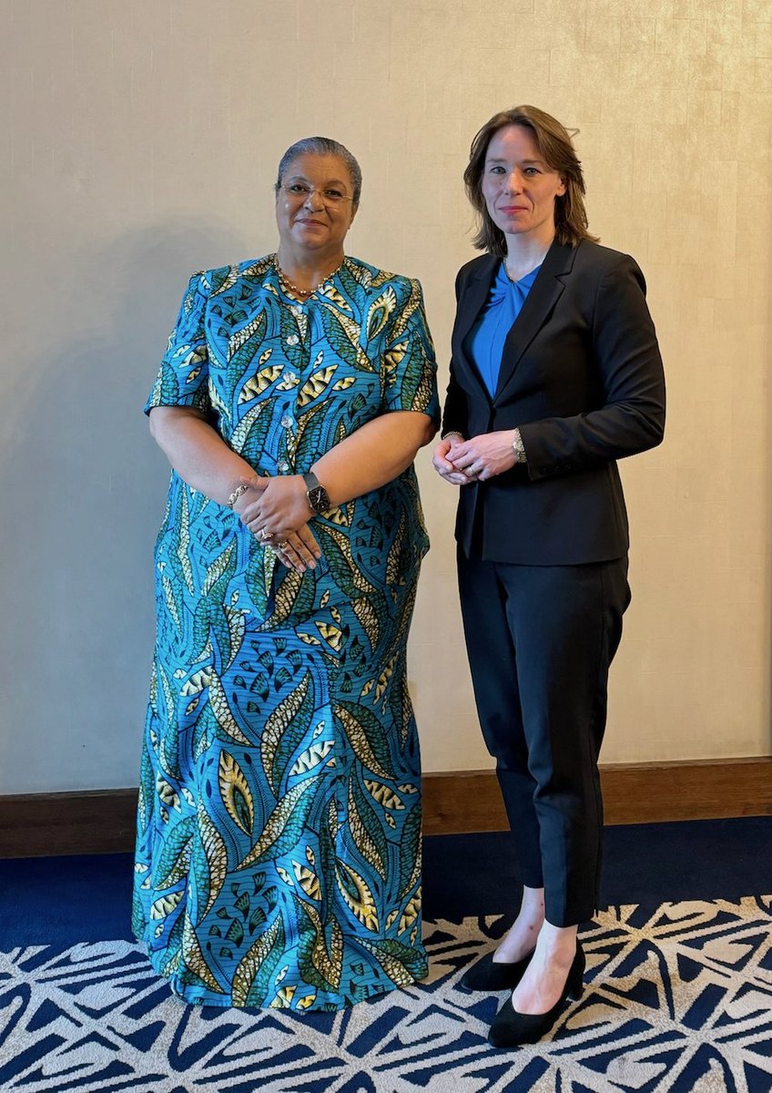 Insightful meeting with UN Special Envoy for the Horn of Africa @HannaTetteh. We exchanged views about the dire situation in Sudan. I underlined our profound concerns about the looming famine and blockages to humanitarian access. 1/2