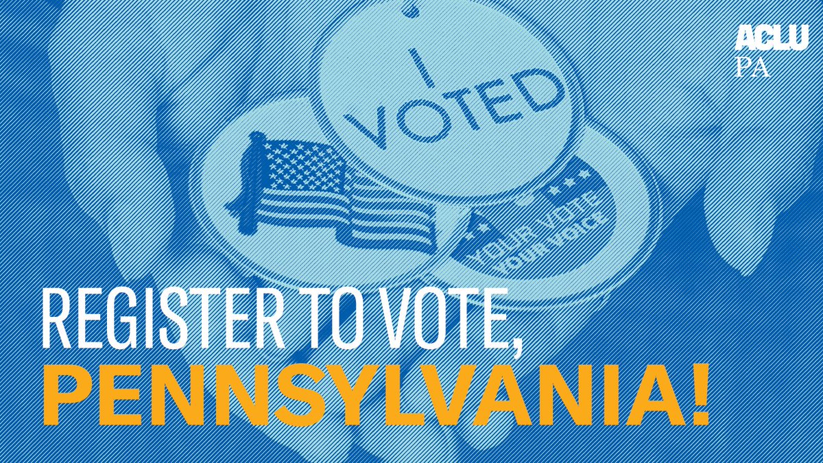 Today is the deadline to register to vote for the April 23 primary. (Unless you're in Erie County. Your deadline is tomorrow. 🌞🌖🌗🌘🌑🌞) You can register or check your registration status here >>pavoterservices.pa.gov/Pages/VoterReg…