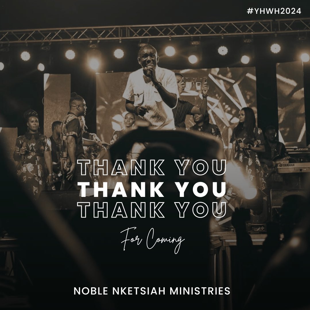 Ashaiman, Tema, Accra, Ghana 🇬🇭 Thank you for coming to “YHWH” 2024, your presence truly made the evening special. See you next year 🙏🏽