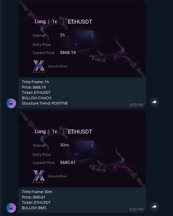 ionutzx1's tweet photo. @IncomeSharks Same here with @NexAIOfficial 
Bullish on multiple Time Frames. Structure Trend: POSITIVE

DM https://t.co/OsAts304xu and you get 24/7 alerts https://t.co/3GXRU0ksvS