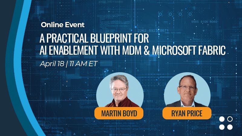Ready to elevate your organization with AI?! 🚀✅

Join Profisee and Avanade for an exclusive virtual event on April 18 at 11 AM ET! 🌟 

Register now to secure your spot 👉 ow.ly/wYsz50RaO2v
