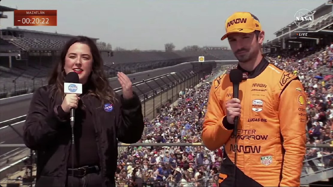 Yes, that is @IMS being featured on the official @NASA stream of #Eclipse2024. Expect to see much more from IMS on here over the next few hours - youtube.com/watch?v=2MJY_p…