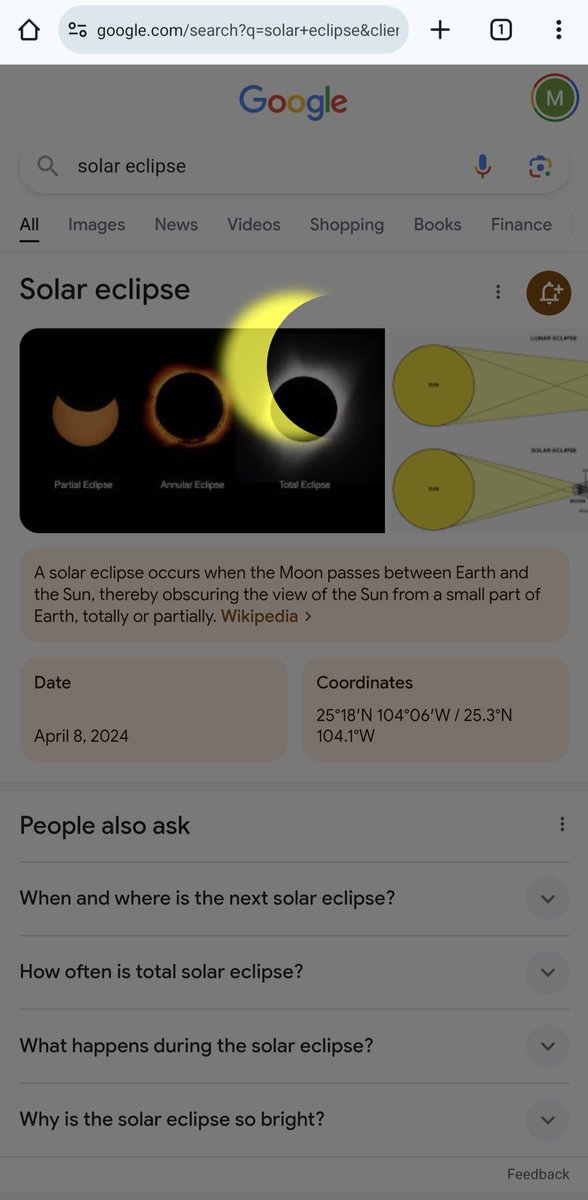 Just Googled 'solar eclipse' and almost fell off my chair. Google have really gone to town with their solar eclipse effect on search results.