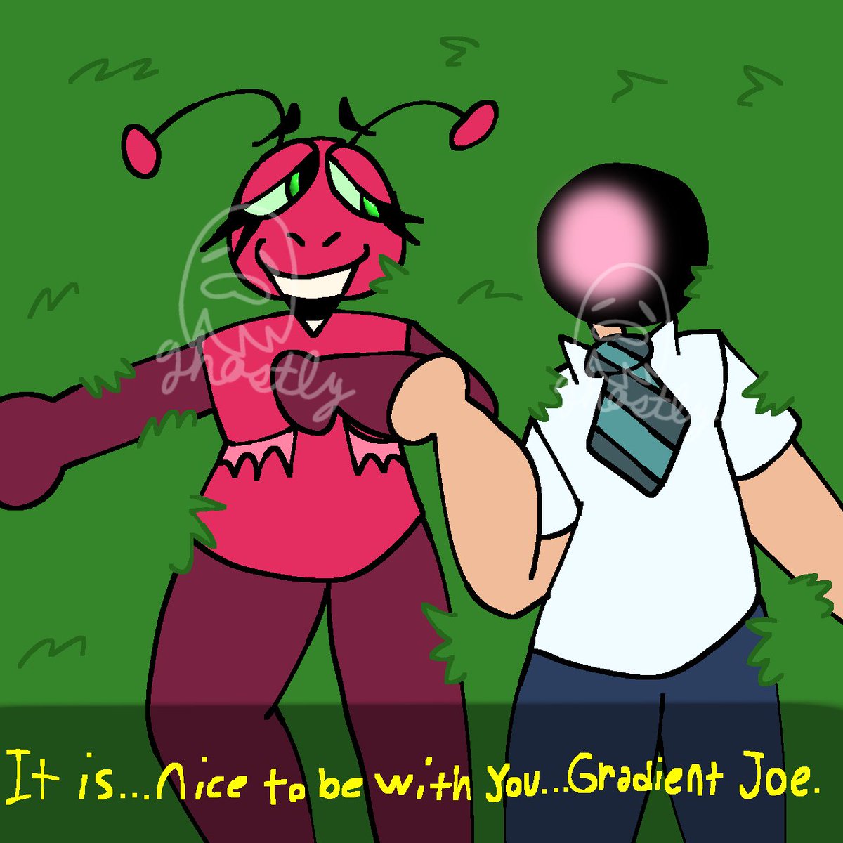 g00fy_b00b's tweet photo. bugjoe!
sry i havent posted in so long, i forgot this place existed lol
#art #digitalart #bugbo #gradientjoe #gayppl https://t.co/5DkqG1gicI