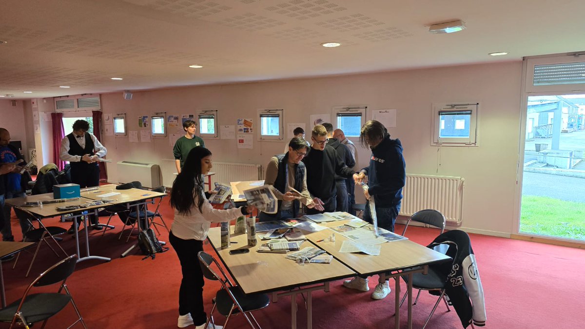Accueil d'élèves et professeurs hongrois aujourd'hui <a href="/HebertEvreux/">Lycée Augustin Hébert - Evreux</a> dans le cadre d'Erasmus+ 🇪🇺🇭🇺. Superbe 1ère journée de partage et d'échanges grâce à la belle collaboration des équipes 👍
<a href="/Gregzazz/">Grégory ZAZZALI</a> @regispetit27 <a href="/maille_sylvie/">Maille Sylvie</a> <a href="/dsden27/">DSDEN27</a> @MoncadaFra